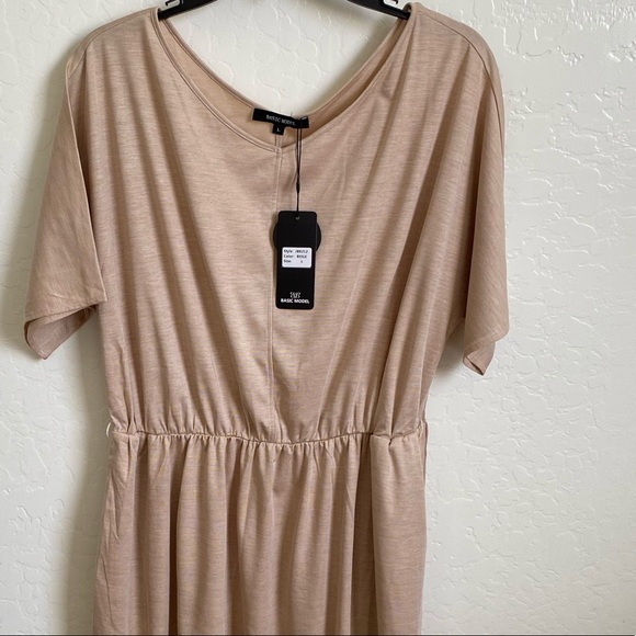 Beige Summer Dress - Picture 4 of 5